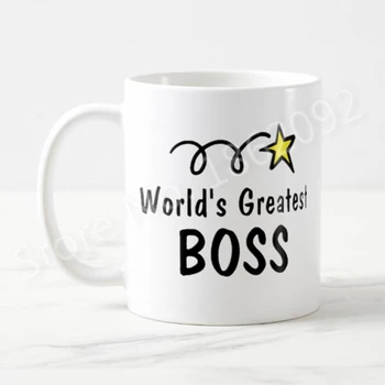 Karstās Pasaules Labāko Boss Krūze Jaunums Pasaules Lielāko Boss Kafijas Krūzes, Dāvanas, Keramikas Smieklīgi, Porcelāna Alus Piena Tējas Tase Biroja 11oz