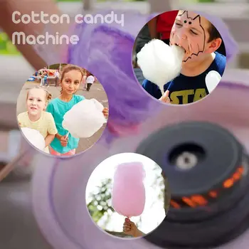 ES Plug 220V Elektriskā Kokvilnas Candy Mašīna Cukura Kokvilnas Konfektes Maker Puse DIY