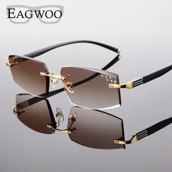 EAGWOO bez apmales Brilles MR-8 Saules Brilles, Lēcas Recepšu Brilles Krāsu Lēcas, Anti Saules gaismas Atspīdumu Anti UV 258038 Jaunas