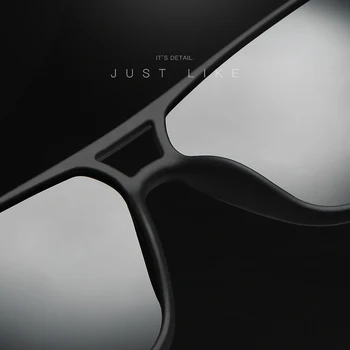 Jauns Vīriešu Polarizētās Saulesbrilles sieviešu Lielo Rāmi Saulesbrilles Fashion Square Nakts Redzamības Brilles ZEMES ĶIRZAKA