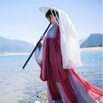 Austrumu Hanfu Mētelis Ķīniešu Tradicionālos Han Tang Dynasty Seno Elegants Apmetnis dāmu Deju Jaka Jāvalkā Sarkana Jaka Vīriešiem