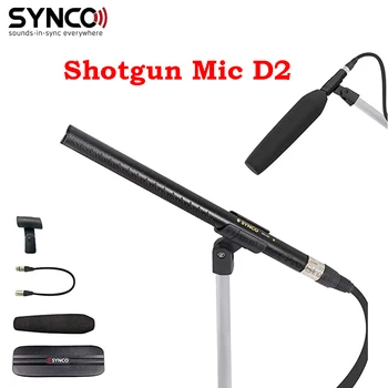 SYNCO MIC D2 Bise Mikrofons Hyper Cardioid Virziena ar XLR Savienotājs Profesionālās Video, Audio Ierakstu, Videokamera