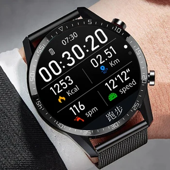Reloj Inteligente Hombre Smartwatch 2020. Gadam Android Vīriešiem IP68 Smart Skatīties Bluetooth Zvanu Smart Skatīties Huawei Android Apple Tālruni
