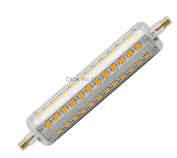 Karstā pārdot aptumšojami LED R7S gaismas 118mm 10w R7S lampas 360 grādu leņķī J118 R7S ideāls aizvietot halogēna lampas AC110-240V
