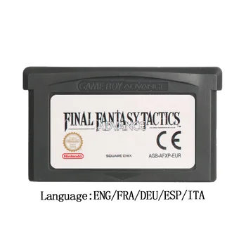 Nintendo GBA Video Spēļu Kārtridžu Konsoli Karti, Final Fantasy Tactics Advance ES Versija