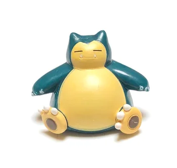 POKEMON TOMY Pokemon Snorlax Stoutland Eevee Metang Pikachu Charizard3cm Lelle Modelis