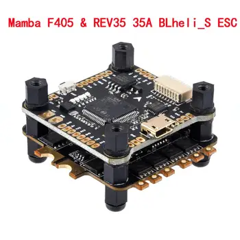 Mamba F405 Lidojuma Kontrolieris & REV35 35A BLheli_S 2-6S 4 1 ESC iebūvētais Pašreizējā Sensora Brushless ESC Dshot600 Par RC Modelis
