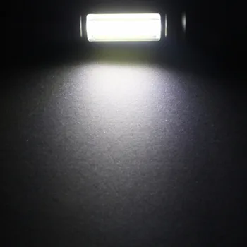 Jaudīgs Taktiskais Lukturītis CREE T6+COB LED Zibspuldze, Ūdensizturīgs Lāpu, 4 Režīmi Kempings Medību Lanterna 18650