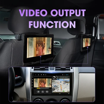Android 10.0 Auto Radio Multimediju Video Atskaņotājs Navigaion GPS Toyota Corolla E140/150 2006-2013 6G+128G 2Din Stereo Ekrāns