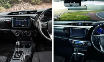 Android 10.0 GPS Navigācija, Radio, DVD Atskaņotāju Toyota Hilux, RHD, hla-2020 Video Atskaņotājs, Stereo Headuint Uzcelta Carplay dsp