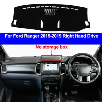 2 Slāņi, Auto, Auto Iekšējā Paneļa Vāciņu Dashmat Pad Paklāju Domuzīme Paklājiņš Ford Ranger 2016 2017 2018 2019 RHD Anti-Netīrs