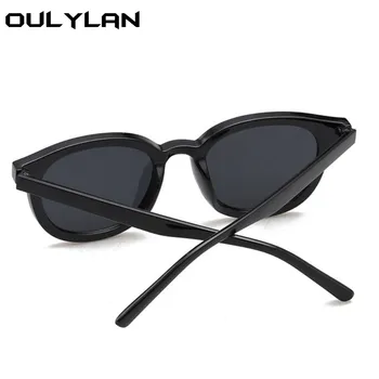 Oulylan Modes Mazo Saulesbrilles Sieviešu Zīmolu, Dizaineru, Vintage, Saules Brilles Dāmām Melns Brūns Brilles UV400 Aizsargbrilles