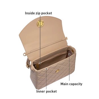 LA FESTIN Dizainers dāmas somas ir 2021. jaunas somas sieviešu modes plecu messenger bag retro visas spēles nelielu kvadrātveida soma
