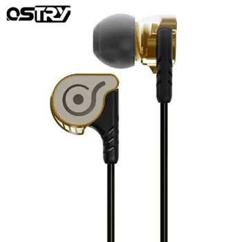 OSTRY KC06A In-ear Austiņas Hifi Trokšņa Slāpēšanas Vadu monitors 3,5 mm kabelis Earbuds, Metāla Dinamisku Mūziku Stereo Austiņas