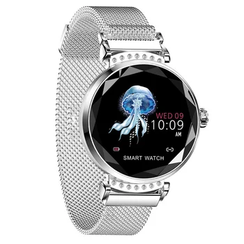Sieviešu Modes Smart Skatīties H2 Jauki luksusa Sporta Aproce Sirds ritma Monitors Miega Uzraudzības Smartwatch IOS Android tālrunis
