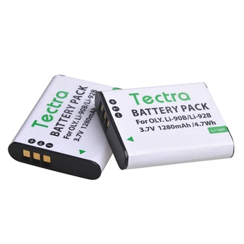 Tectra Li-90B Li 90B Li-92B Li92B Li90B Akumulators+LED USB Lādētāju Olympus Tough TG-1 UN TG-2 TG-3 TG-4 TG5 TG6 SH50 iHS SH60