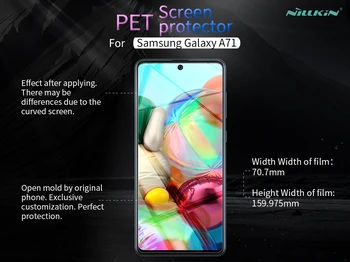 Screen Protector for Samsung Galaxy A51 Nillkin Dzidrs / Matēts Mīkstas Plastmasas Plēves Samsung Galaxy A71