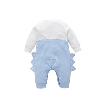Jaundzimušo Bērnu Apģērbu Babyworks Vienu Gabalu Baby Romper Zīdaiņu Zēni Meitenes 3D Dzīvnieku ar garām Piedurknēm Jumpsuits Apģērbi Zīdaiņu Kombinezonus
