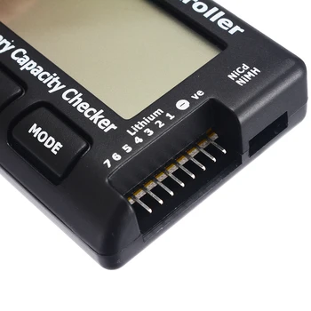 Elektrisko Akumulatora Kapacitāte Pārbaudītājs Cellmeter-7 Ciparu Displejs Akumulatora uzlādes Spriegums Pārbaudes Testeris LiPo Dzīvības Li-ion NiMH