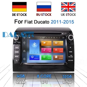Android Auto Radio ar DVD Atskaņotāju, Transportlīdzekļa GPS Navigācijas FIAT DUCATO CITROEN Jumper par PEUGEOT Boxer 2011. -. Gadam Multivides Vienības