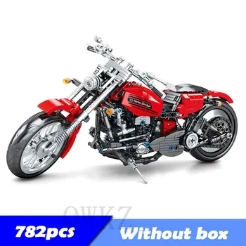 782pcs Pilsētas Ātruma Motociklu Modelis, Celtniecības Bloki Tehnika Motociklu Radītājs Automašīnu, Ķieģeļu Izglītības Rotaļlieta Zēniem