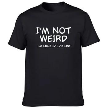 Im Nav Dīvaini Im Limited Edition Mens Humora Grafiskais Jaunums Ironiski Smieklīgi T Krekls Vasaras Gadījuma Streetwear Hip Hop Tee Camiseta