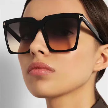 Sieviešu Oculos Plastmasas Classic Liels T Rāmis Laukumā Saulesbrilles Vīriešu Modes Brilles Retro Brilles Āra Saules Brilles UV400 Gafas
