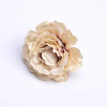 100 gab mākslīgo ziedu 6 cm zīda rožu ziedu galvas, kāzu svinības, mājas apdare DIY vainags albums dāvanu kastē laivas