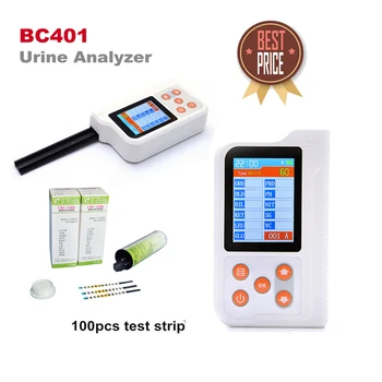 CONTEC BC401 Rokas Digitālās Urīna Analizators ar 100GAB teststrēmeles Urīna Testeri,ASV