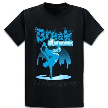 Pilsētas Breakdance T Krekls Standarta Elpojošs O-Veida Kakla Drukāšanas Īsām Piedurknēm Vasaras Stila Tendences Interesanti Krekls