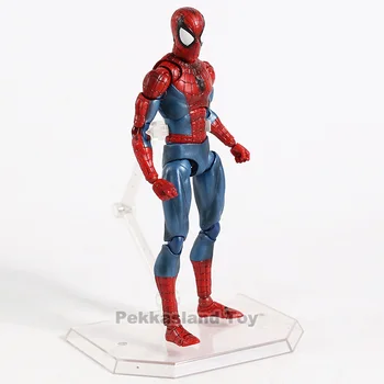 Avengers Zirnekļcilvēka MAF075 Amazing Spider Man PVC Rīcības Attēls Kolekcionējamus Modelis Bērniem, Rotaļlietas, Dāvanu