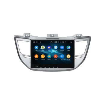 Multivides Par Hyundai Tucson 2017 IX35 Android Radio kasešu diktofonu, Auto Stereo Atskaņotājs PX6 Audio GPS Navigācijas vienības Vadītājs DSP