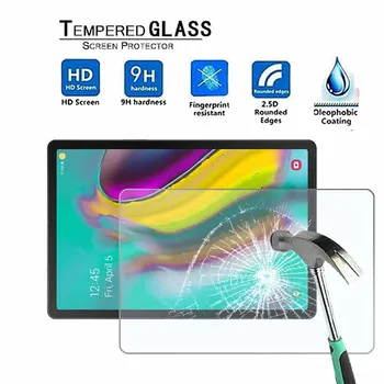 Samsung Galaxy Tab S5e 10.5 collu T720C T720N - 9H Premium Tablete Rūdīta Stikla Ekrāna Aizsargs Filmu Aizsargs Aizsargs Vāciņu