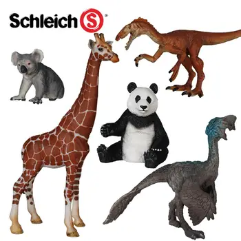 Imitētu Savvaļas Dzīvnieku Rotaļlietas Žirafe Giant Panda Cara Jurassic Gadsimta Dinozaura Modelis Oviraptor Smieties Hallae