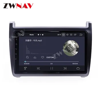 360 Kameras IPS Ekrānu Attiecībā Volkswagen polo 2008 2009 2010 2011. -. gadam Android Automašīnas Multivides Atskaņotāju, GPS Audio Radio Diktofons Vadītājs
