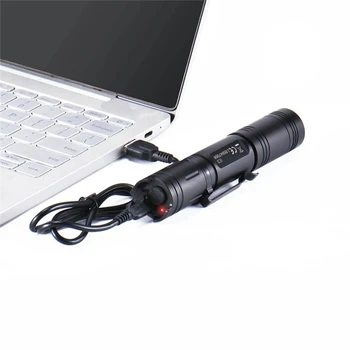 Wuben L50 1200 Lumens P9 LED Lukturīti, USB Uzlādējams 5Modes IP68 Ūdensnecaurlaidīga Lāpa Avārijas Gaismas Lampa Laterna Prožektori