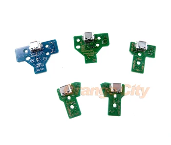 50sets Jauns 12-Pin 14-Pin USB Ports Uzlādes Ligzda plates ar kabeli JDS-001 011 030 040 050 Par PS4 Kontrolieris