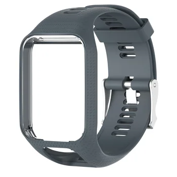 TPE Watchband Siksnu TOMTOM Runner 2 3 Dzirksteles / 3 Glfer 2 Avantūrists GPS Watch 11 Krāsas Nomaiņa Watchbands