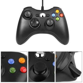 5 Krāsas Gamepad Xbox 360 Wired Controller For XBOX 360 Controle Vadu Kursorsviru, Lai XBOX360 Spēle Kontrolieris Gamepad Joypad