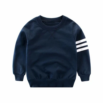 Rudens Jaunās Modes Cēloņu Cietā Bērnu apģērbi garām piedurknēm Apaļu Kakla Džemperis Bērnu, Zēnu, meiteņu Džemperis apģērbs sporta Krekls