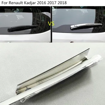 Par Renault Kadjar 2016 2017 2018 2019 2020 Automašīnu Apdare Vējstikla Melns, ABS Chrome Automašīnas Aizmugurējā Stikla Tīrītājs Sprauslu Atplūdes Loga Rāmja