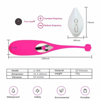 Vibrējošais Ola Tālvadības Bullet Vibrators, USB Uzlādējams G-spot Vibrators Seksa Rotaļlietas Sievietei Maksts Kegel Bumbu Massager
