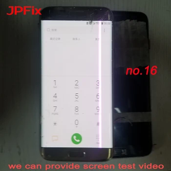 JPFix Samsung S7 malas G935A G935FD G935V G935S LCD Prakses Ekrāna Asamblejas Krekinga Stikla Rāmis Atsevišķu Failu Pārsūtīšana, Izmantojot