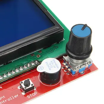 Intelligent Digital LCD 12864 Displejs 3D Printera vadības RAMPAS 1.4 Reprap 3D Printeri, Aksesuāri Modulis ACEHE