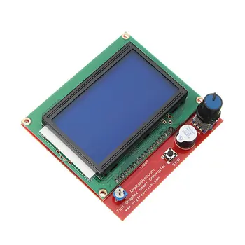 Intelligent Digital LCD 12864 Displejs 3D Printera vadības RAMPAS 1.4 Reprap 3D Printeri, Aksesuāri Modulis ACEHE