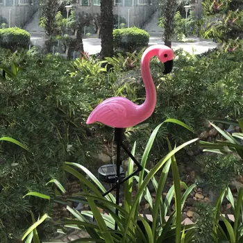Led Flamingo Ūdensnecaurlaidīga Saules Zālienu Gaismas Āra Dārza Dekorēšana Gaismas Dārzs Grīdas Ar Ainavu Gaismas