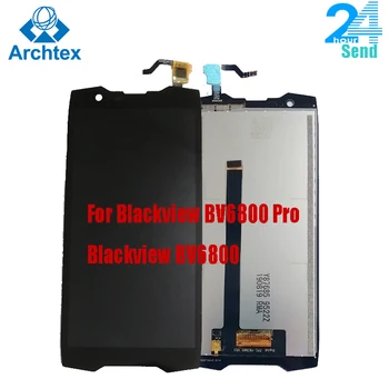 Oriģināls Blackview BV6800 BV6800 Pro LCD +Touch Screen Digitizer Montāža Nomaiņa 5.7