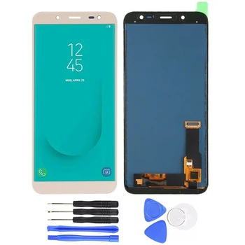 Mobilo Telefonu Ekrānu Nomaiņa Led Displejs, Touch Screen Digitizer Labošanas Rīks Samsung Galaxy J6 2018 SM-J600DS J600FN J600G
