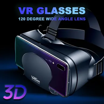 VR Shinecon Bluetooth Virtuālo Realitāti, 3D Brilles, Austiņas Priekš IOS un Android VR Bo 5.0-7.0 Collu Tālrunis Google Kartona 2.0