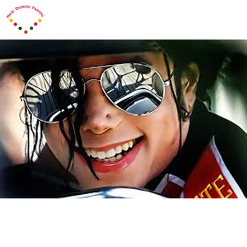 Attēlu dimanta mosaiccross dūriens kristāla kārta superstar dimanta Michael Jackson glezniecības pilnībā dimanta izšuvumi rokdarbi
